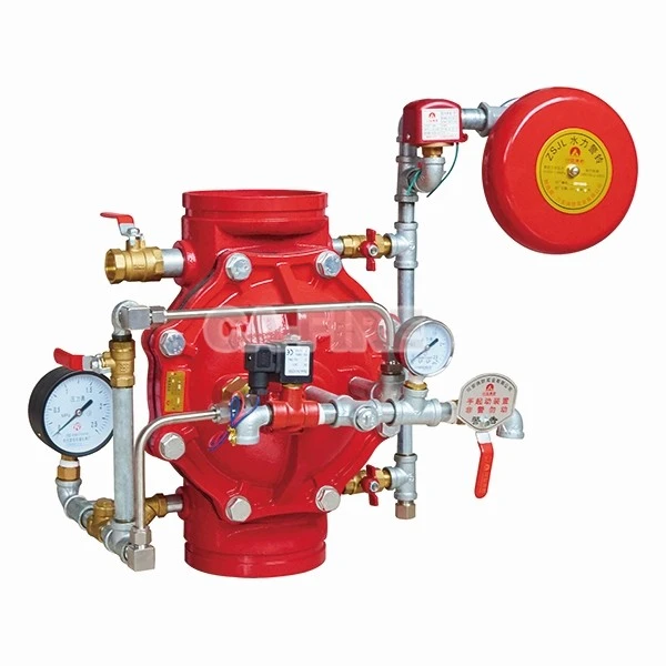 Deluge Valve System Fire Protection Alarm Valve Pre-action Wet Alarm Valve Device Flange Groove